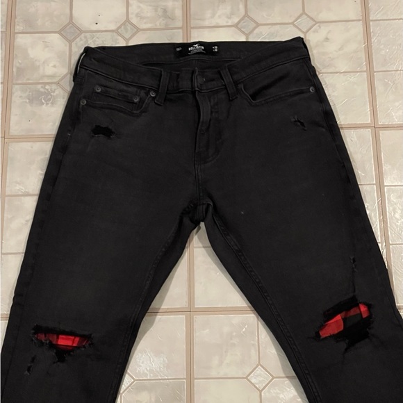 Hollister Jeans Men Black Ripped Jeans Poshmark
